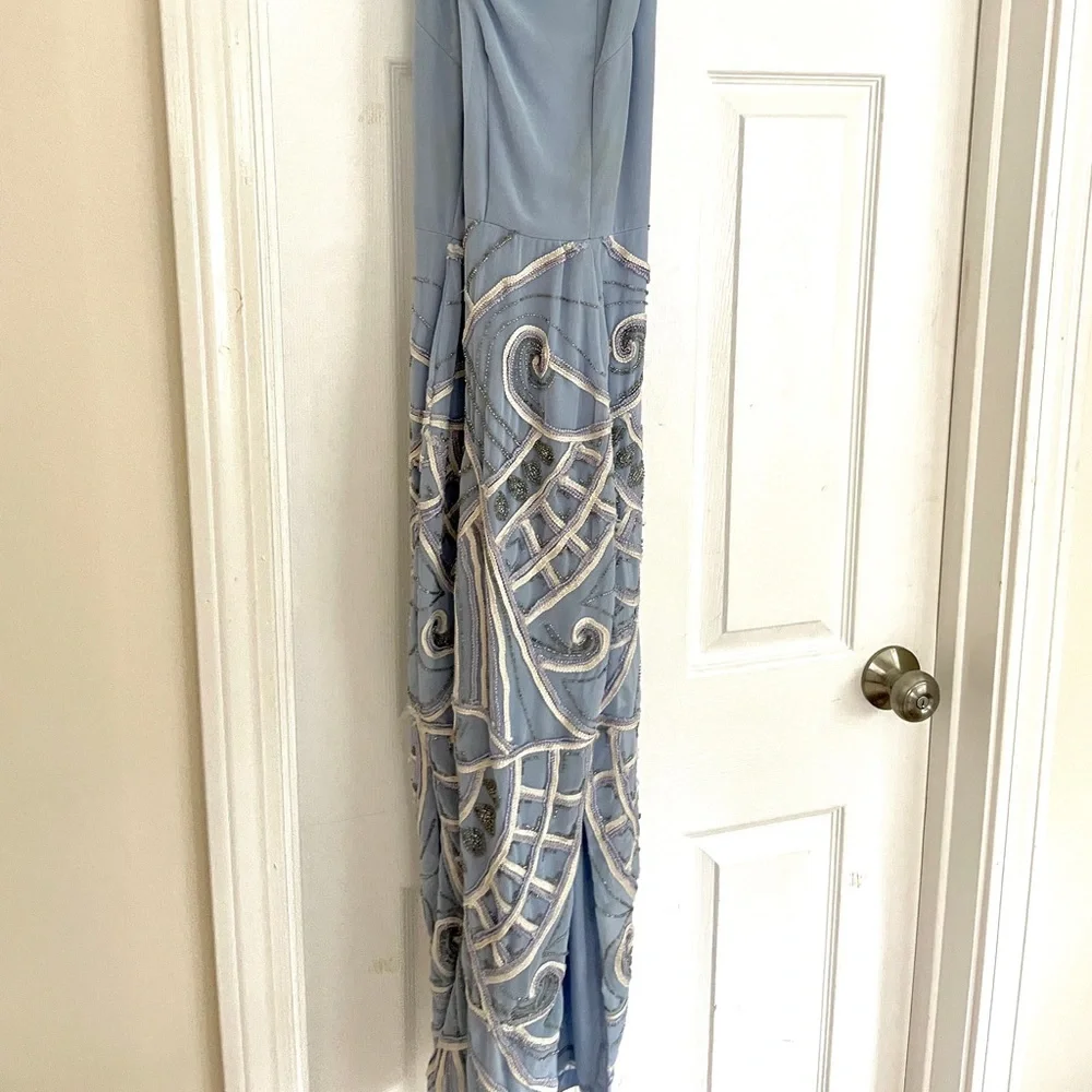 ASOS Blue Embellished Midi Dress - Picture 5 of 5